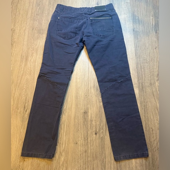 Oakley Slim Fit Casual Pants Mens Size 34x32 Navy Blue 100% Cotton - Picture 8 of 16